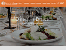 Tablet Screenshot of dennisdeancatering.com